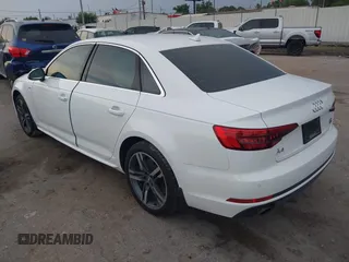 2017 Audi A4 Premium Plus with VIN WAUENAF48HN034366, listed as a IAAI auction lot 42173487 with 90,707 mi miles and . Bid and sale history available at DreamBid. Image 3.