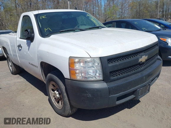 2008 Chevrolet Silverado 1500 Work Truck with VIN 1GCEC14X58Z191111, listed as a IAAI auction lot 42063933 with 198,756 mi miles. Bid and sale history available at carsss.com. Image 1.
