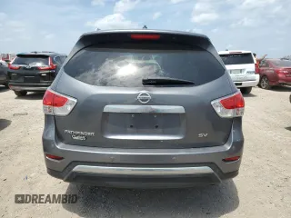 2016 Nissan Pathfinder SL with VIN 5N1AR2MN3GC636394, listed as a Copart auction lot 53661025 with 60,542 mi miles and Salvage title. Bid and sale history available at DreamBid. Image 6.
