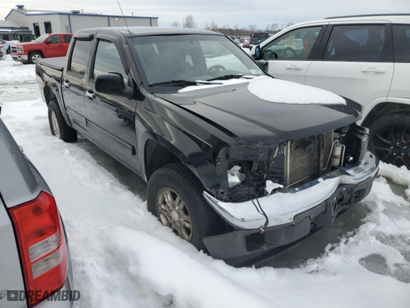 2011 GMC Canyon SLE1 with VIN 1GTH6MFE1B8124553, listed as a Copart auction lot 46122415 with 176,763 mi miles and Salvage Title. Bid and sale history available at carsss.com. Image 4.