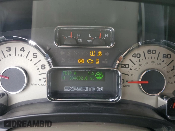2014 Ford Expedition Limited с VIN 1FMJU2A54EEF47311, выставлен на аукционе Copart как лот 58971515 с пробегом 304 882 миль миль и Чистый • Clean title. История ставок и продаж доступна на DreamBid. Изображение 9.