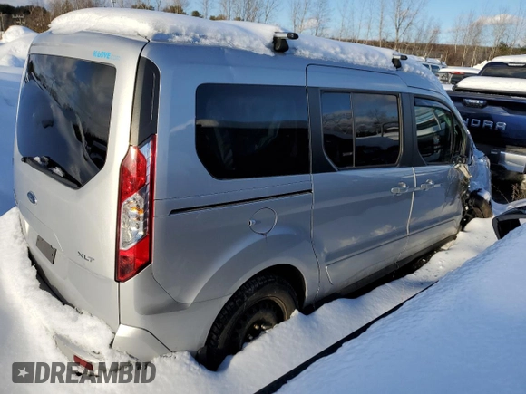 2018 Ford Transit Connect XLT z VIN NM0GE9F75J1371298, wystawiony jako Copart lot #44320505 z przebiegiem Nie podano mil oraz Szkoda całkowita • Salvage title. Historia ofert i sprzedaży dostępna na DreamBid. Obrazek 3.