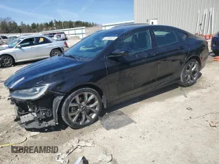 2015 Chrysler 200 S with VIN 1C3CCCBB7FN557539, listed as a Copart auction lot 52208975 with 169,877 mi miles and Clean Title. Bid and sale history available at carsss.com. Image 1.