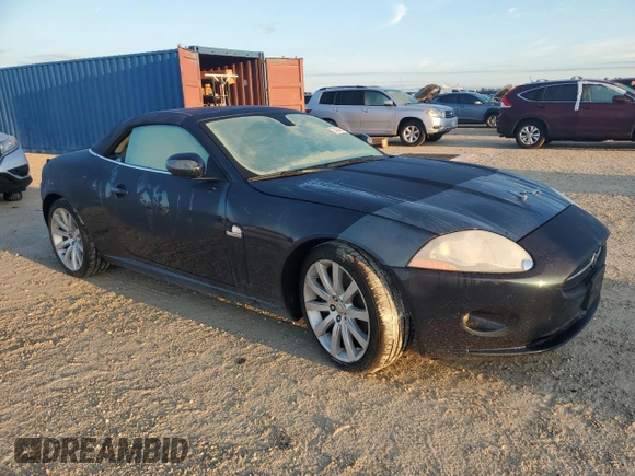 2007 Jaguar XK with VIN SAJDA44B375B06266, listed as a Copart auction lot 73837554 with 0 mi miles and Non Repairable. Bid and sale history available at carsss.com. Image 4.