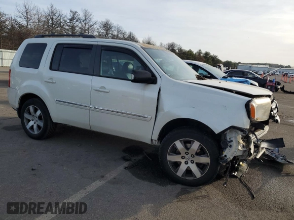 2014 Honda Pilot Touring with VIN 5FNYF4H90EB045332, listed as a Copart auction lot 84977584 with 120,248 mi miles and Salvage Title. Bid and sale history available at DreamBid. Image 4.