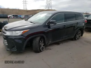 2019 Toyota Highlander Hybrid LE with VIN 5TDBGRFH9KS065998, listed as a Copart auction lot 46261534 with 73,780 mi miles and Salvage title. Bid and sale history available at DreamBid. Image 1.