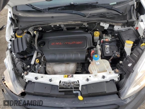 2017 Ram ProMaster City Cargo Tradesman with VIN ZFBERFAB7H6E71317, listed as a Copart auction lot 45488715 with 93,183 mi miles and Salvage Title. Bid and sale history available at DreamBid. Image 12.