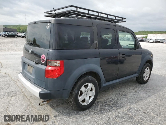 2005 Honda Element EX with VIN 5J6YH28635L027936, listed as a Copart auction lot 53956155 with 239,103 mi miles and Clean Title. Bid and sale history available at DreamBid. Image 3.