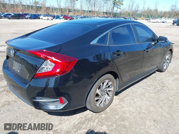 2016 Honda Civic Sedan EX with VIN 2HGFC2F76GH510507, listed as a IAAI auction lot 41915135 with 106,777 mi miles. Bid and sale history available at carsss.com. Image 4.