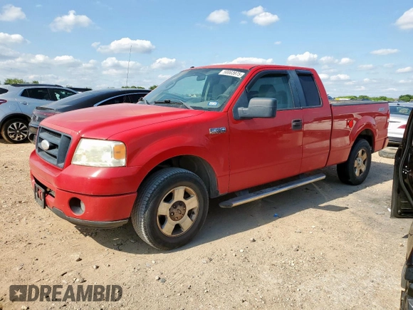 2007 Ford F-150 STX with VIN 1FTRX12W67KC25192, listed as a Copart auction lot 58863975 with 161,527 mi miles and Clean title. Bid and sale history available at DreamBid. Image 1.