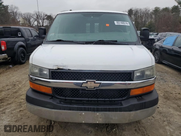 2011 Chevrolet Express Cargo z VIN 1GCZGTCG4B1109832, wystawiony jako Copart lot #85140514 z przebiegiem Nie podano mil oraz Czysty tytuł • Clean title. Historia ofert i sprzedaży dostępna na DreamBid. Obrazek 5.