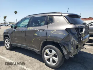 2018 Jeep Compass Latitude with VIN 3C4NJDBB8JT457636, listed as a Copart auction lot 57524885 with 111,062 mi miles and Salvage title. Bid and sale history available at DreamBid. Image 2.