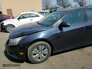 2014 Chevrolet Cruze LS with VIN 1G1PB5SH6E7481792, listed as a Copart auction lot 48857475 with 122,821 mi miles and Salvage Title. Bid and sale history available at carsss.com. Image 11.