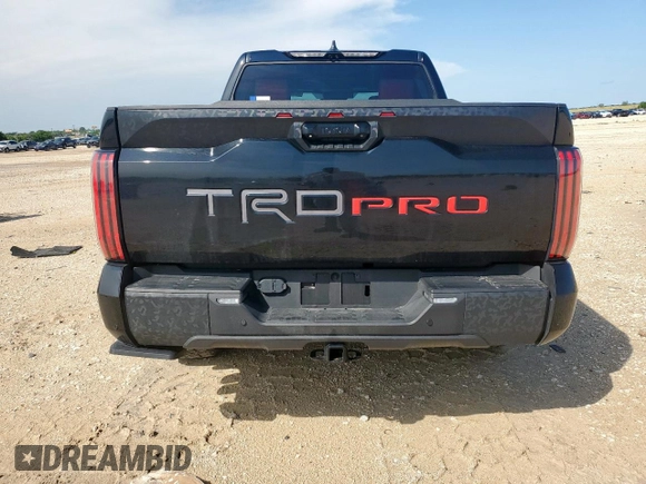 2024 Toyota Tundra TRD Pro Hybrid with VIN 5TFPC5DB3RX081207, listed as a Copart auction lot 58406695 with 10,963 mi miles and Salvage title. Bid and sale history available at DreamBid. Image 6.