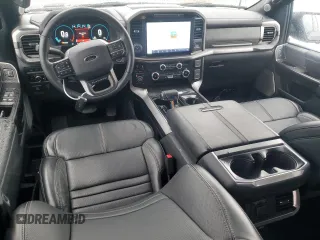 2023 Ford F-150 XL with VIN 1FTFW1E58PFC45266, listed as a Copart auction lot 46673095 with 9,422 mi miles and Salvage Title. Bid and sale history available at carsss.com. Image 8.