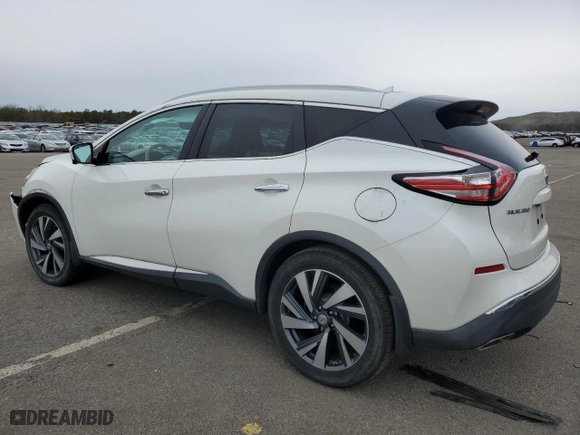 2015 Nissan Murano SL with VIN 5N1AZ2MH7FN206221, listed as a Copart auction lot 52401835 with 172,611 mi miles and Salvage Title. Bid and sale history available at carsss.com. Image 2.