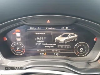 2017 Audi A4 Season of Audi Premium with VIN WAUDNAF43HN048073, listed as a Copart auction lot 44023205 with 102,311 mi miles and Salvage Title. Bid and sale history available at carsss.com. Image 9.