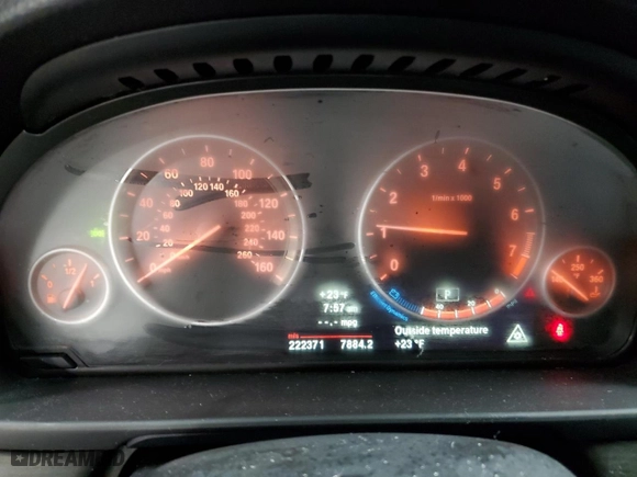2012 BMW 5 Series 535i xDrive with VIN WBAFU7C50CDU57870, listed as a Copart auction lot 43967725 with 222,371 mi miles and Salvage Title. Bid and sale history available at carsss.com. Image 9.