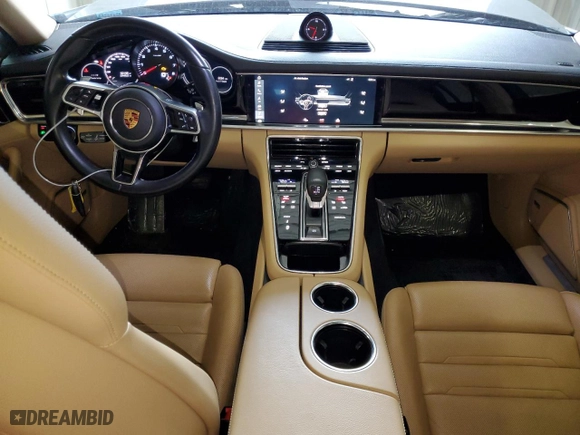 2017 Porsche Panamera with VIN WP0AA2A70HL104345, listed as a Copart auction lot 40154683 with 52,168 mi miles. Bid and sale history available at carsss.com. Image 8.
