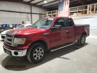 2013 Ford F-150 XL with VIN 1FTEX1EM9DKG02747, listed as a Copart auction lot 41873095 with 118,925 mi miles and Salvage Title. Bid and sale history available at carsss.com. Image 1.