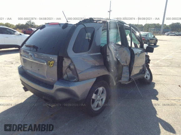 2009 Kia Sportage LX with VIN KNDJE723X97633888, listed as a IAAI auction lot 41362964 with Not Provided miles. Bid and sale history available at carsss.com. Image 4.
