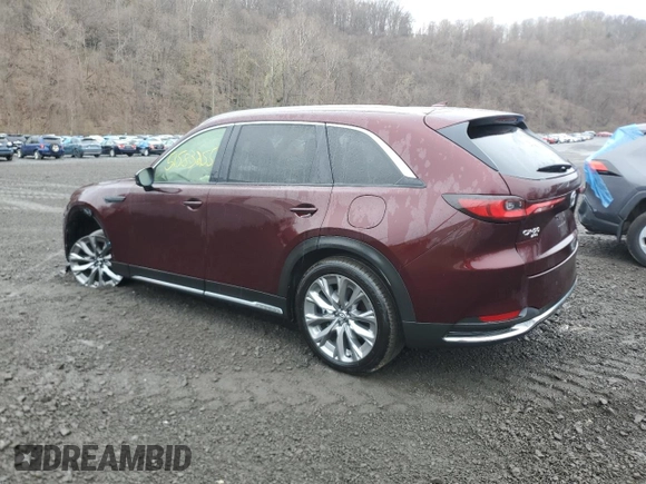 2024 Mazda CX-90 3.3 Turbo Premium with VIN JM3KKDHD2R1147713, listed as a Copart auction lot 51583255 with 8,502 mi miles and Salvage Title. Bid and sale history available at carsss.com. Image 2.