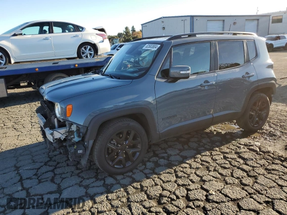 2018 Jeep Renegade Latitude with VIN ZACCJABH8JPH87570, listed as a Copart auction lot 82683804 with 68,273 mi miles and Salvage title. Bid and sale history available at DreamBid. Image 1.