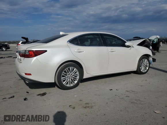 2017 Lexus ES with VIN 58ABK1GGXHU071419, listed as a Copart auction lot 50921605 with 53,553 mi miles and Salvage Title. Bid and sale history available at carsss.com. Image 3.