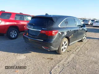 2014 Acura MDX with VIN 5FRYD3H24EB008446, listed as a IAAI auction lot 41214535 with 99,367 mi miles. Bid and sale history available at carsss.com. Image 4.