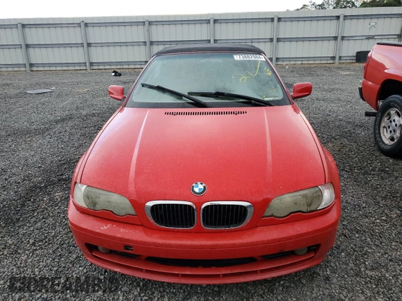 2002 BMW 3 Series 325Ci with VIN WBABS33482PG88200, listed as a Copart auction lot 73882984 with Not Provided miles and Salvage Title. Bid and sale history available at DreamBid. Image 5.