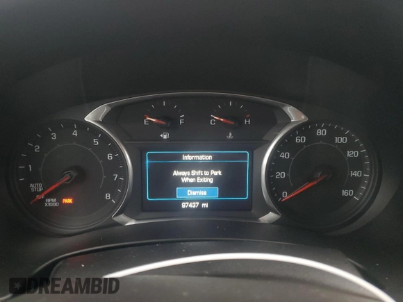 2018 GMC Terrain SLT with VIN 3GKALVEV7JL357813, listed as a Copart auction lot 80859704 with 97,437 mi miles and Salvage Title. Bid and sale history available at carsss.com. Image 9.