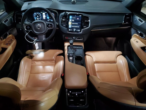 2021 Volvo XC90 Inscription with VIN YV4A22PLXM1697796, listed as a Copart auction lot 84060484 with 57,921 mi miles and Salvage Title. Bid and sale history available at carsss.com. Image 8.