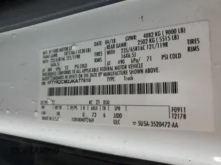 2018 Ford Transit with VIN 1FTYR2CM2JKA77610, listed as a Copart auction lot 62169705 with 242,826 mi miles and Clean title. Bid and sale history available at DreamBid. Image 13.