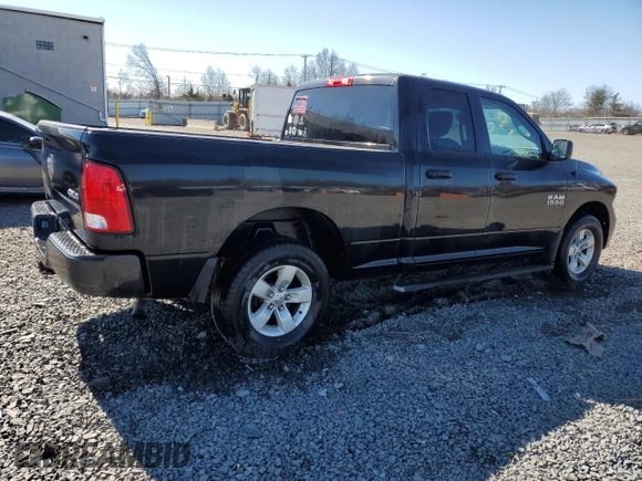2018 Ram 1500 Express with VIN 1C6RR7FGXJS220351, listed as a Copart auction lot 48469935 with 74,605 mi miles and Salvage title. Bid and sale history available at DreamBid. Image 3.