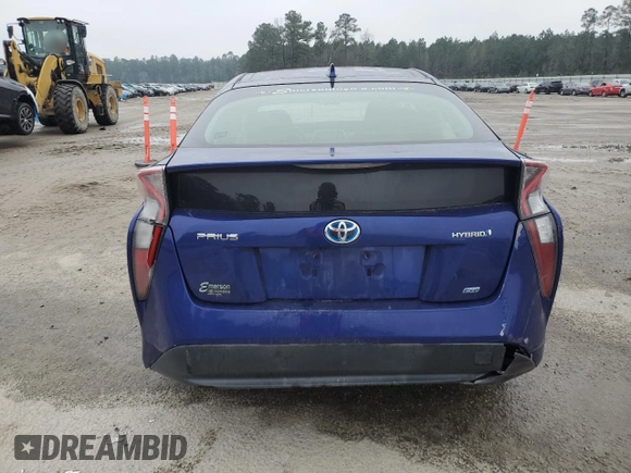 2016 Toyota Prius Four with VIN JTDKARFU8G3506169, listed as a Copart auction lot 46058405 with 107,479 mi miles and Salvage Title. Bid and sale history available at carsss.com. Image 6.