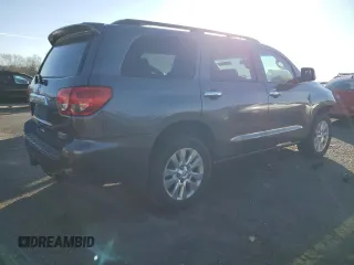 2012 Toyota Sequoia Platinum with VIN 5TDDY5G14CS061407, listed as a Copart auction lot 84466064 with 123,463 mi miles and Salvage Title. Bid and sale history available at carsss.com. Image 3.