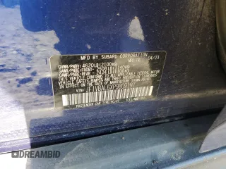 2023 Subaru WRX Limited with VIN JF1VBAL6XP9809197, listed as a Copart auction lot 41873905 with 36,902 mi miles and Salvage title. Bid and sale history available at DreamBid. Image 14.