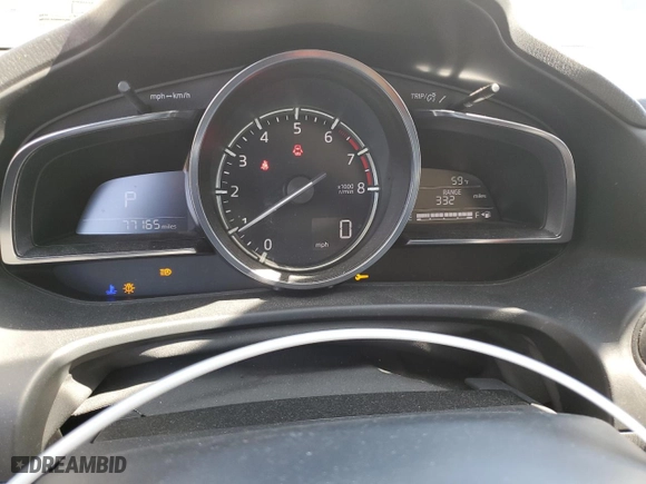 2017 Mazda Mazda3 5-Door Grand Touring with VIN JM1BN1M37H1103281, listed as a Copart auction lot 50373755 with 77,165 mi miles and Salvage Title. Bid and sale history available at carsss.com. Image 9.