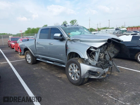 2021 Ram 2500 Laramie with VIN 3C6UR5FL5MG516837, listed as a IAAI auction lot 41989648 with Not provided miles and . Bid and sale history available at DreamBid. Image 1.