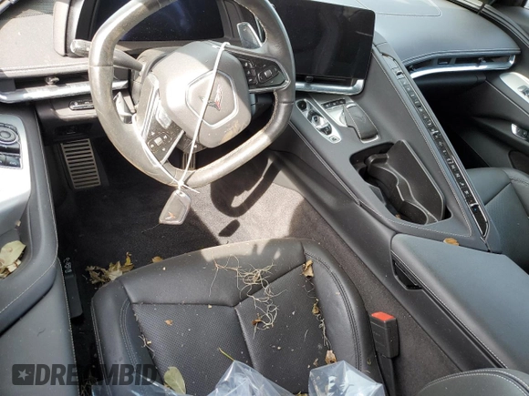 2020 Chevrolet Corvette 2LT with VIN 1G1Y72D48L5103545, listed as a Copart auction lot 75073914 with 0 mi miles and Salvage Title. Bid and sale history available at carsss.com. Image 8.