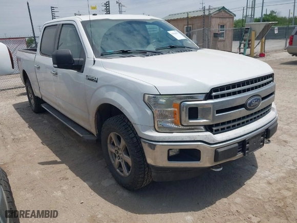 2018 Ford F-150 XL with VIN 1FTFW1E58JFC65363, listed as a IAAI auction lot 42016553 with 95,777 mi miles. Bid and sale history available at carsss.com. Image 1.