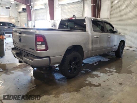 2020 Ram 1500 Big Horn with VIN 1C6SRFFTXLN159366, listed as a Copart auction lot 50233955 with 67,251 mi miles and Salvage Title. Bid and sale history available at carsss.com. Image 3.