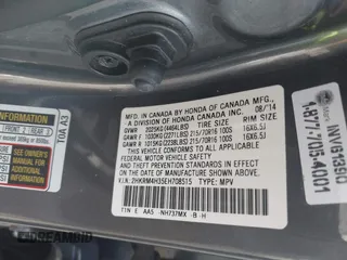 2014 Honda CR-V LX with VIN 2HKRM4H35EH708515, listed as a IAAI auction lot 41610244 with Not Provided miles. Bid and sale history available at carsss.com. Image 9.