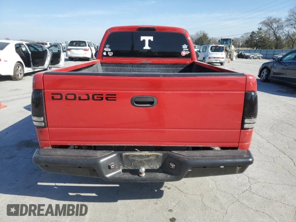 1997 Dodge Dakota with VIN 1B7FL26X9VS246915, listed as a Copart auction lot 48764925 with 143,610 mi miles and Salvage Title. Bid and sale history available at carsss.com. Image 6.