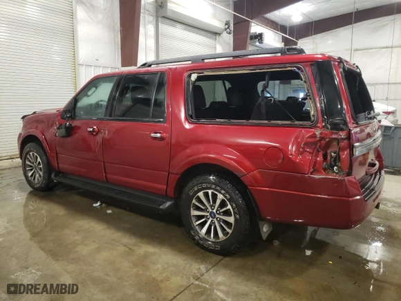 2016 Ford Expedition EL XLT with VIN 1FMJK1JT5GEF44726, listed as a Copart auction lot 89354275 with 121,819 mi miles and Salvage Title. Bid and sale history available at carsss.com. Image 2.