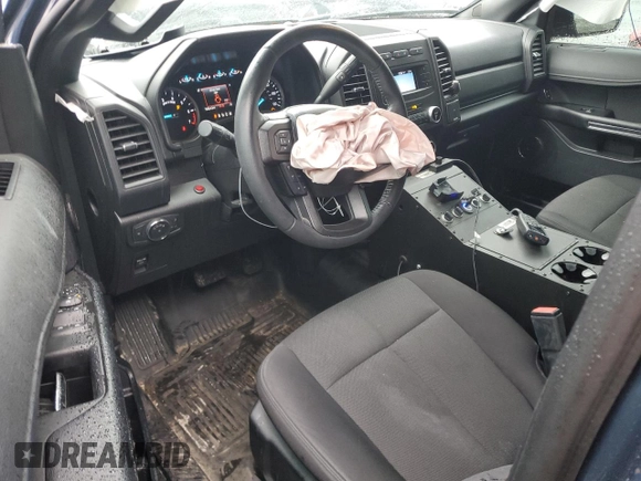 2020 Ford Expedition XL with VIN 1FMJU1GTXLEA78111, listed as a Copart auction lot 58079055 with 76,664 mi miles and Salvage title. Bid and sale history available at DreamBid. Image 8.