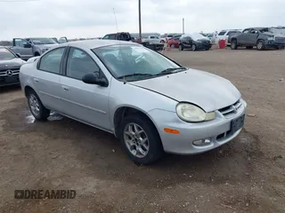 2002 Dodge Neon SXT with VIN 1B3ES56C12D613675, listed as a IAAI auction lot 41531666 with 160,671 mi miles. Bid and sale history available at carsss.com. Image 1.