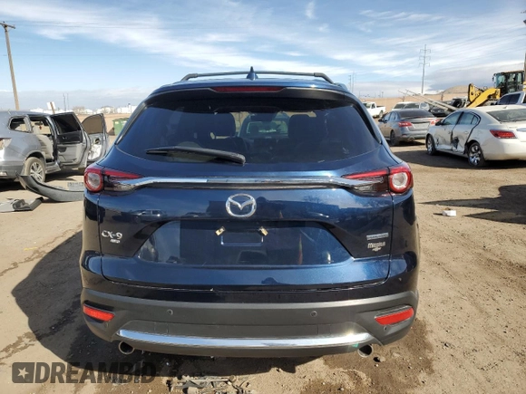 2022 Mazda CX-9 Grand Touring with VIN JM3TCBDY6N0609379, listed as a Copart auction lot 43795615 with 19,917 mi miles and Salvage Title. Bid and sale history available at carsss.com. Image 6.