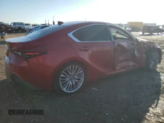 2022 Lexus IS with VIN JTHDA1D28N5119746, listed as a Copart auction lot 85413404 with 73,941 mi miles and Salvage Title. Bid and sale history available at carsss.com. Image 3.