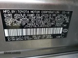 2018 Lexus GS 350 z VIN JTHCZ1BL3JA009429, wystawiony jako Copart lot #42740953 z przebiegiem 73 344 mil mil oraz Szkoda całkowita • Salvage title. Historia ofert i sprzedaży dostępna na DreamBid. Obrazek 15.
